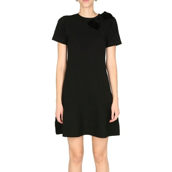 BNWT Red Valentino black shortsleeve dress Size 4 / S / 38. - Picture 10 of 14